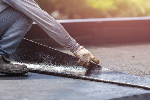 Professional Waterproofing technician working in Franklin, NJ